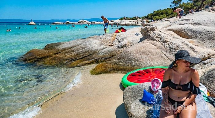 Halkidiki'nin gözde 'Portakal Plajı'