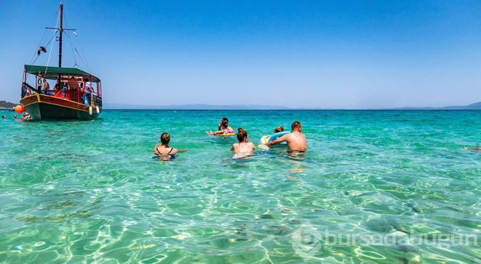 Halkidiki'nin gözde 'Portakal Plajı'