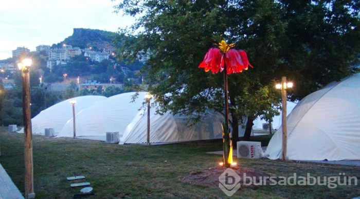 Türkiye'nin ilk çadır kamp konseptli oteli Tunceli'de açıldı
