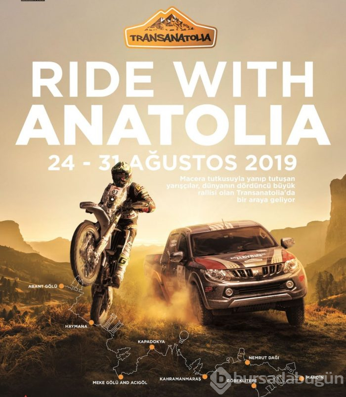TransAnatolia Rally Raid'de 2300 kilometrelik tarih dolu parkur