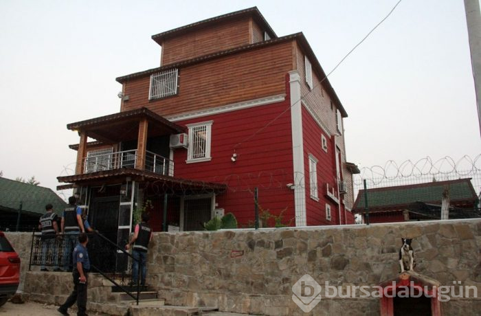 Çete liderinin evine veterinerli baskın