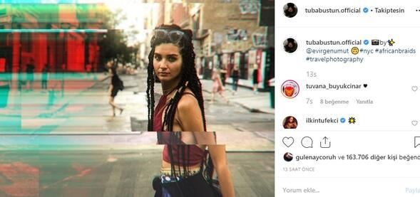 Tuba Büyüküstün ve Umut Evirgen Amerika'da aşk tazeledi
