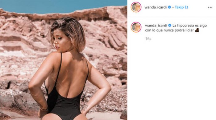 Wanda Nara'nın yeni pozları sosyal medyayı salladı...