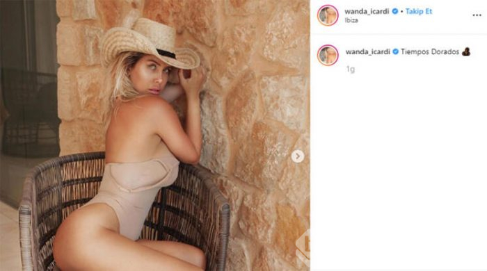 Wanda Nara'nın yeni pozları sosyal medyayı salladı...