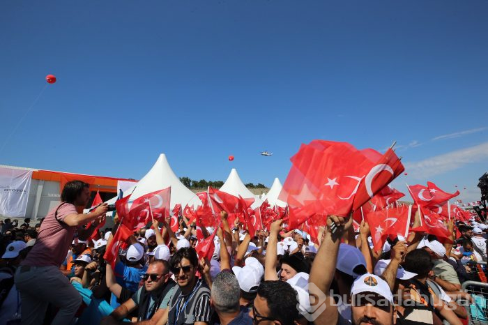 Cumhurbaşkanı Erdoğan Bursa'da...