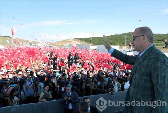 Cumhurbaşkanı Erdoğan Bursa'da...