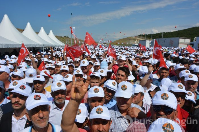 Cumhurbaşkanı Erdoğan Bursa'da...