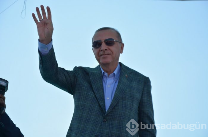 Cumhurbaşkanı Erdoğan Bursa'da...