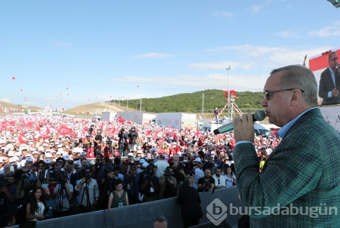 Cumhurbaşkanı Erdoğan Bursa'da...