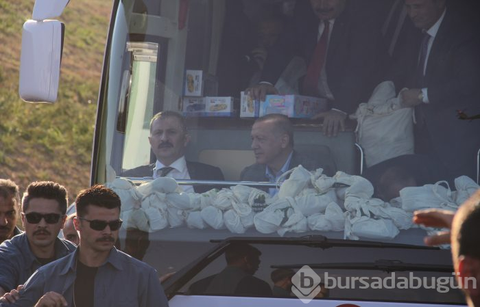 Cumhurbaşkanı Erdoğan Bursa'da...
