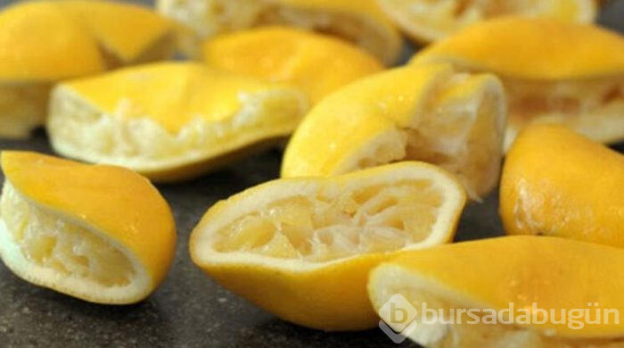 Limon kabuğunun faydaları...