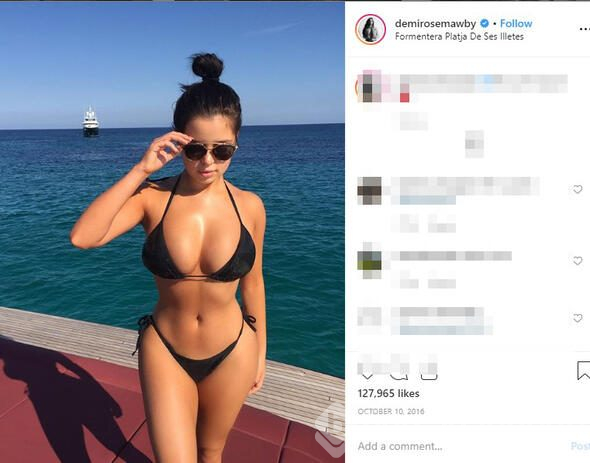 Demi Rose tatile doymadı...