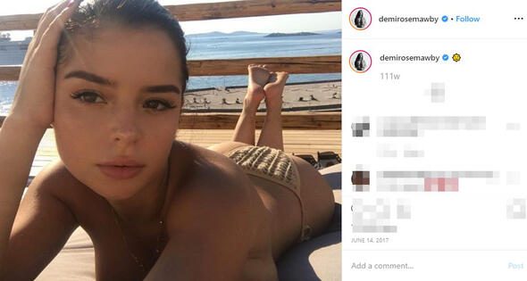 Demi Rose tatile doymadı...