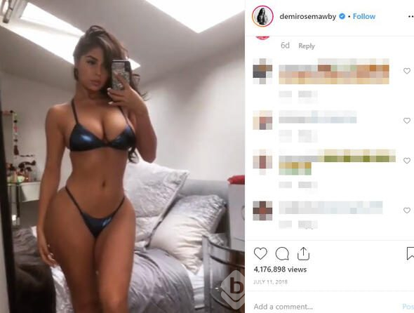 Demi Rose tatile doymadı...