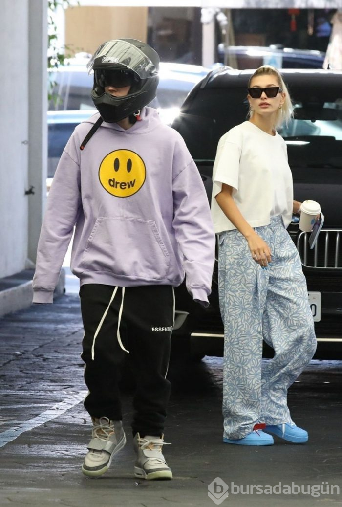 Justin Bieber'a motosikletli koruma