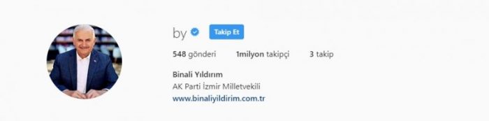 Instagram'da en çok takipçisi olan Türk siyasetçiler...