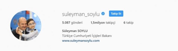 Instagram'da en çok takipçisi olan Türk siyasetçiler...