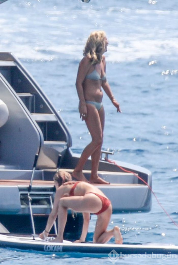 Kate Moss haftalığı 300 bin liralık yatta tatilde!