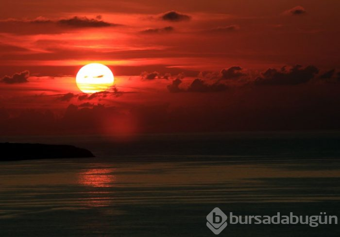 Türkiye'nin en kuzeyi Sinop'ta eşsiz gün batımı