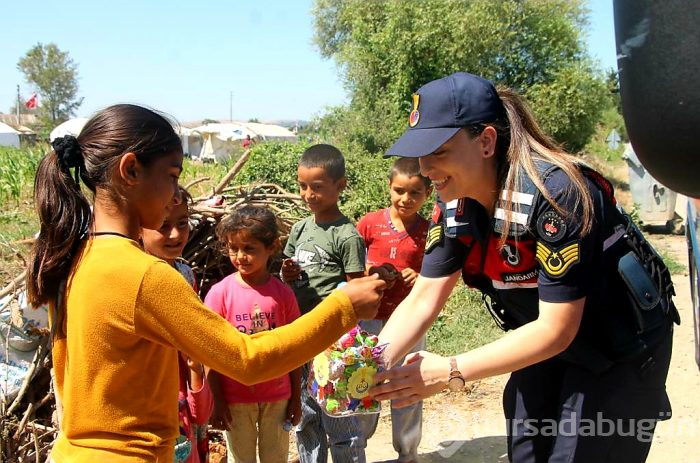 Bursa'da jandarmadan anlamlı ziyaret 
