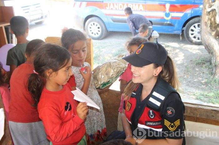Bursa'da jandarmadan anlamlı ziyaret 