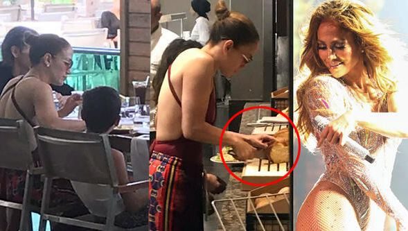 Jennifer Lopez halkla iç içe