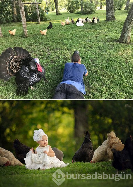 Kötü arka planlarda muhteşem kareler çekiyor...