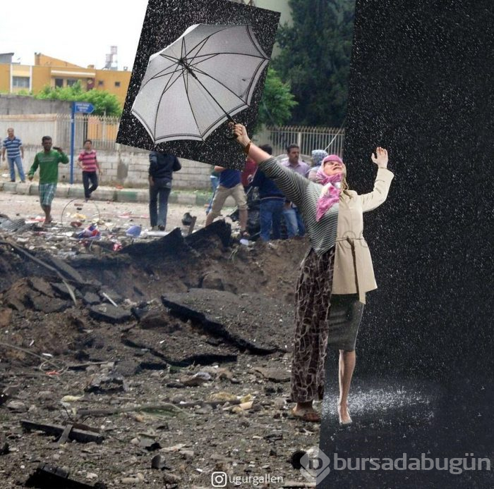 Tek fotoğrafta iki farklı yaşam...
