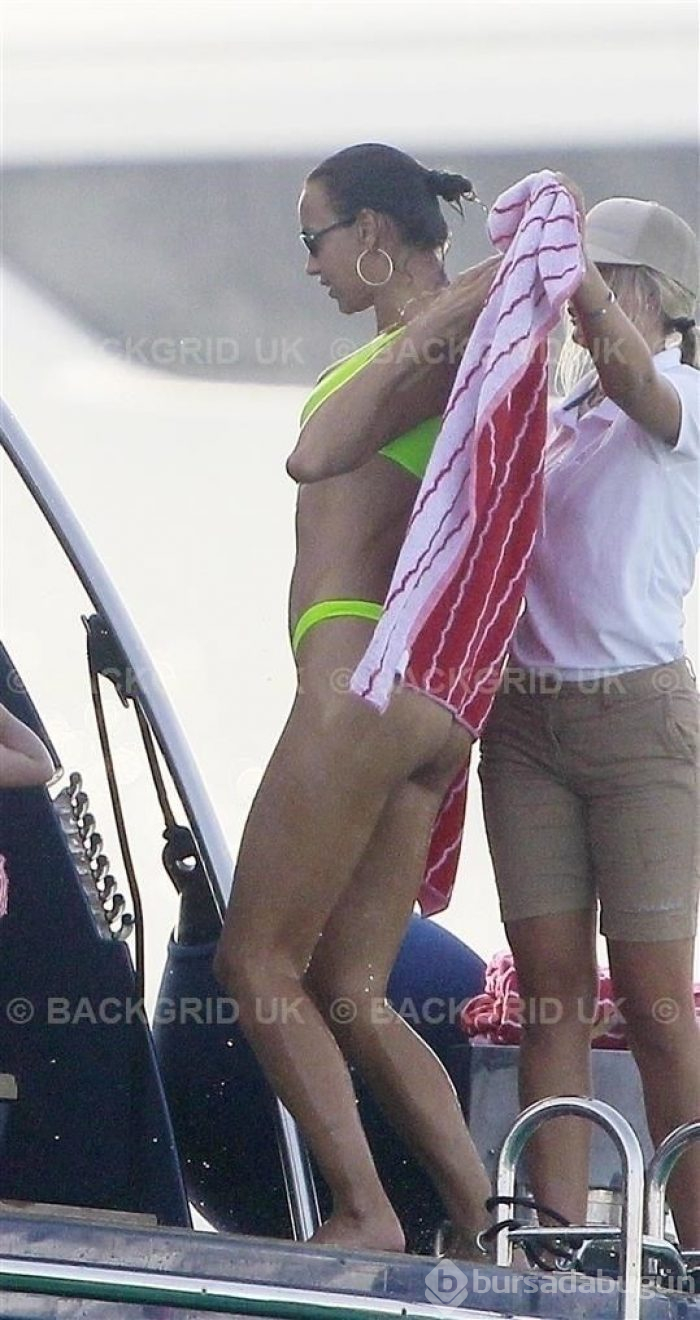 Irina Shayk için havlu önlemi