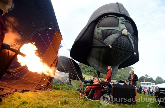 Bristol Sıcak Hava Balonu Festivali'ne Darth Vader damgası