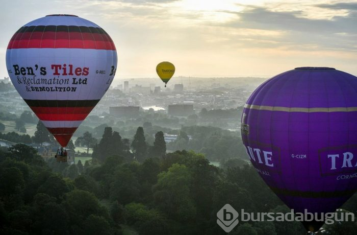 Bristol Sıcak Hava Balonu Festivali'ne Darth Vader damgası