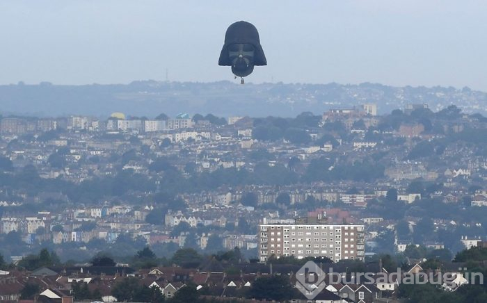 Bristol Sıcak Hava Balonu Festivali'ne Darth Vader damgası