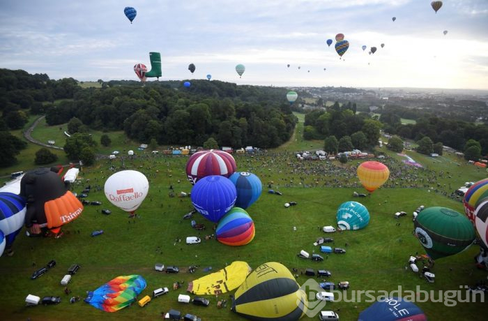 Bristol Sıcak Hava Balonu Festivali'ne Darth Vader damgası
