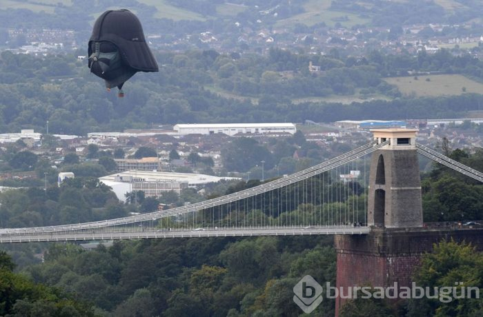 Bristol Sıcak Hava Balonu Festivali'ne Darth Vader damgası
