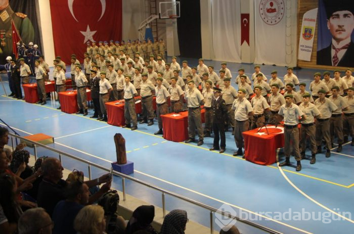 Bursa'da bedelli askerlerin yemin töreni...
