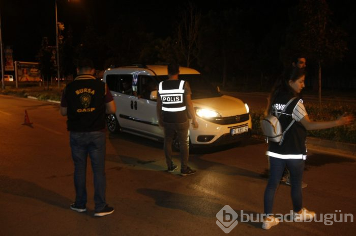 Bursa'da 250 polisle operasyon! Şehrin giriş ve çıkışları tutuldu...
