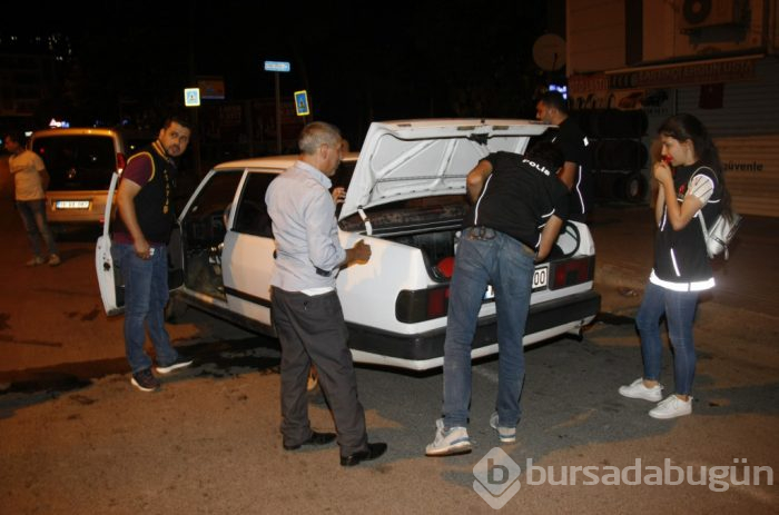 Bursa'da 250 polisle operasyon! Şehrin giriş ve çıkışları tutuldu...

