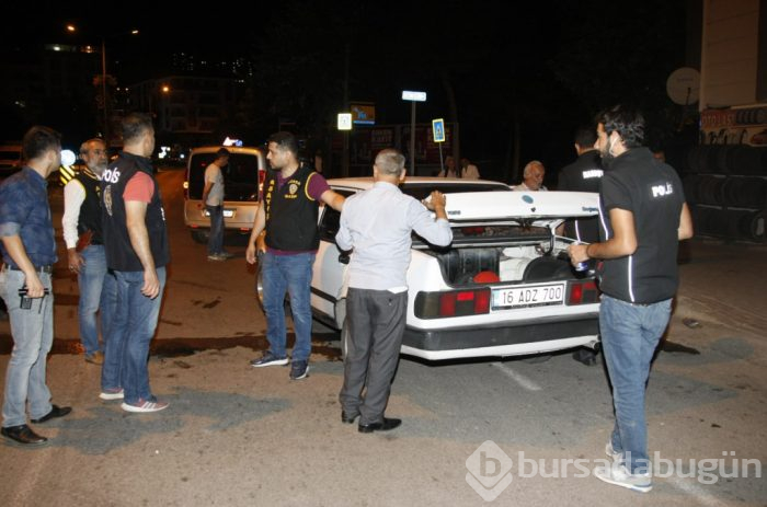 Bursa'da 250 polisle operasyon! Şehrin giriş ve çıkışları tutuldu...
