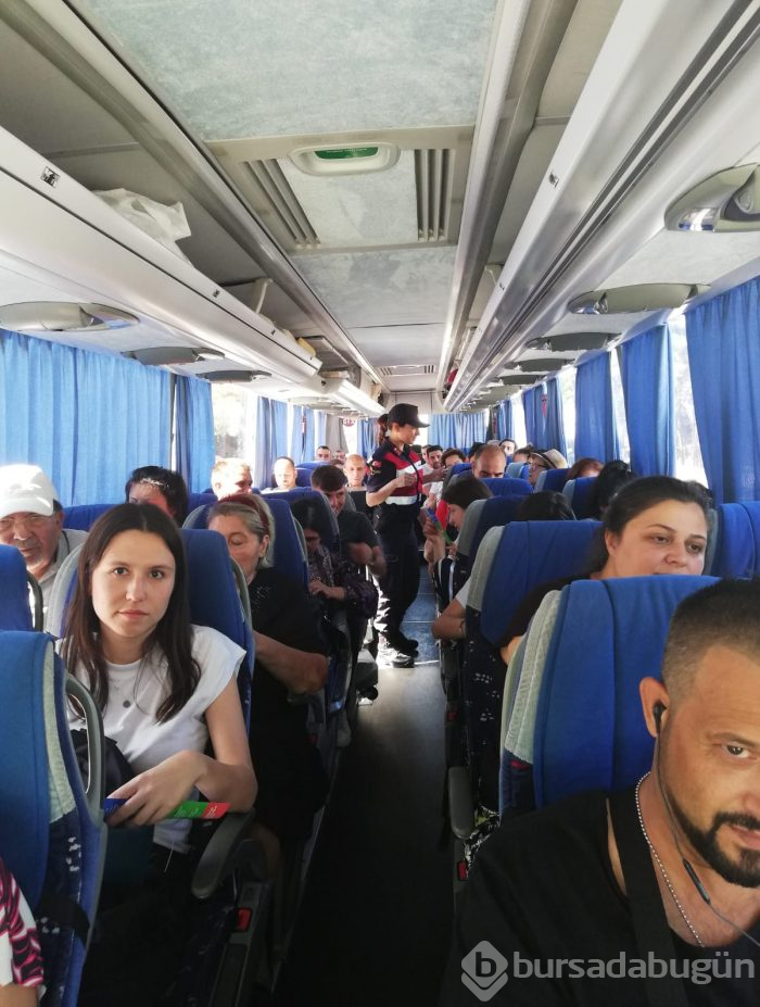 Bursa'da trafiğe havadan takip