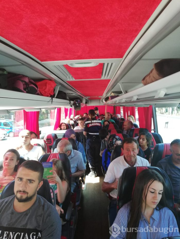 Bursa'da trafiğe havadan takip