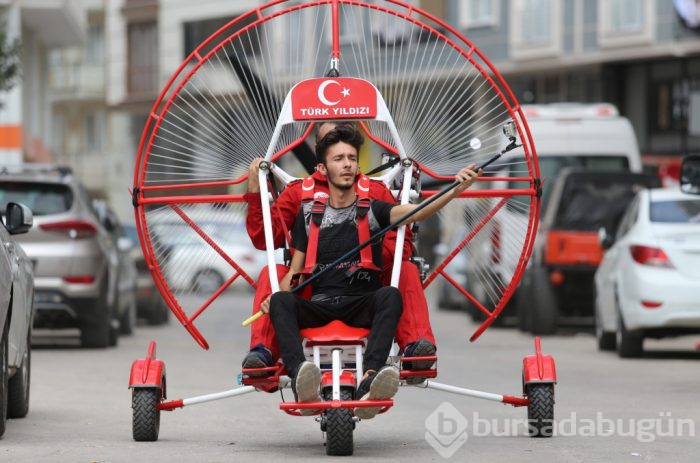 Bursa'da benzin zammından bıkınca bakın ne yaptı!
