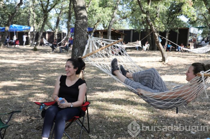 Dünyanın ilk ve tek Hamak Festivali Bursa'da gerçekleşti...
