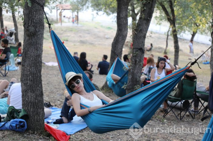 Dünyanın ilk ve tek Hamak Festivali Bursa'da gerçekleşti...
