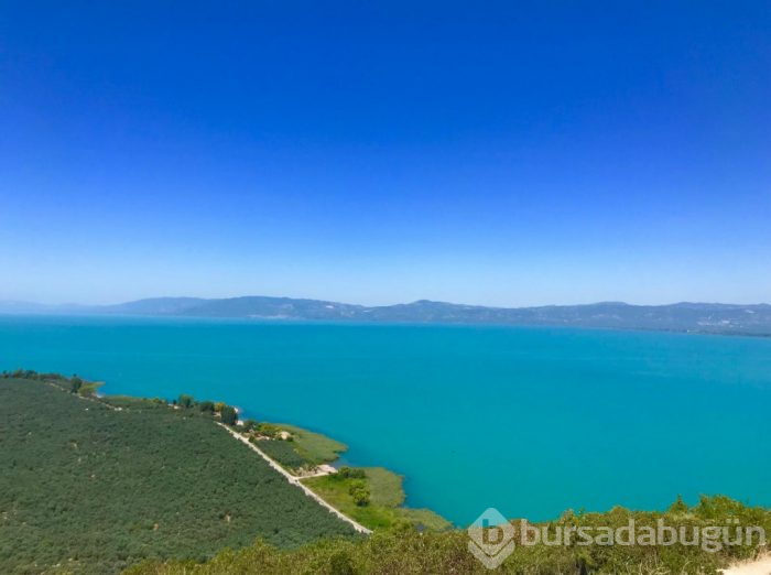 Bursa İznik Gölü'nden muhteşem kareler...
