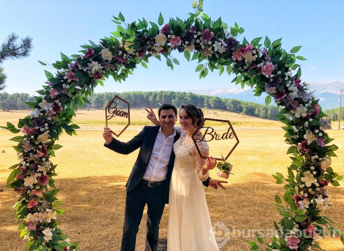 Bursalı damat Polonya'dan gelin aldı, düğünü yaylada yaptı
