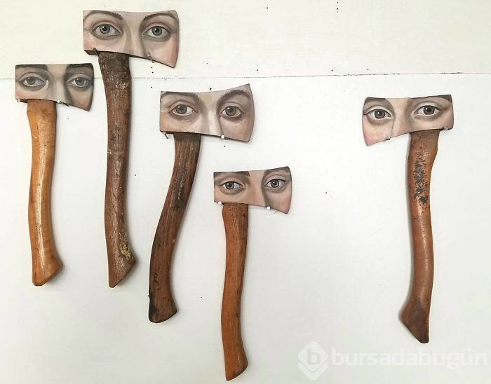 Çöpe atılan eşyalardan sanat eserleri yaratıyor!

