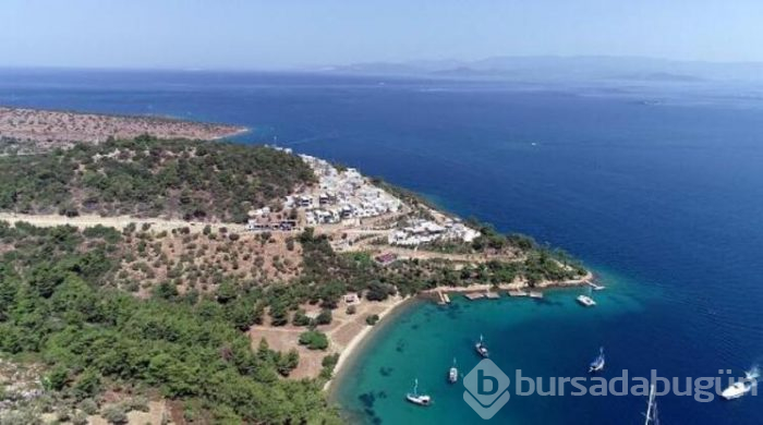 Bakan Kurum'un durdurulduğunu açıkladığı otel inşaatları havadan görüntülendi
