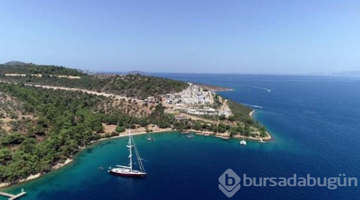 Bakan Kurum'un durdurulduğunu açıkladığı otel inşaatları havadan görüntülendi
