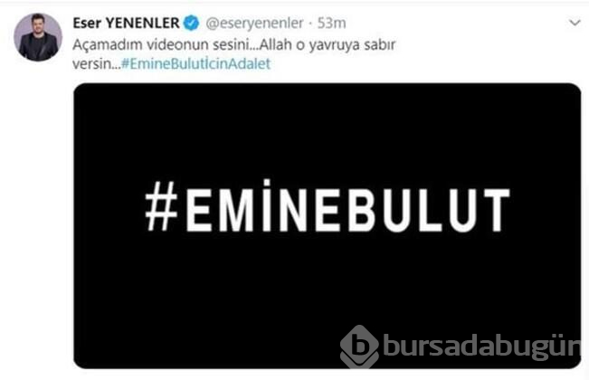 Son dakika | Ünlülerden Emine Bulut tepkisi: Artık yeter!
