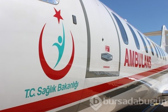 Ambulans uçaklar 9 yılda 13 bin 237 hasta taşıdı
